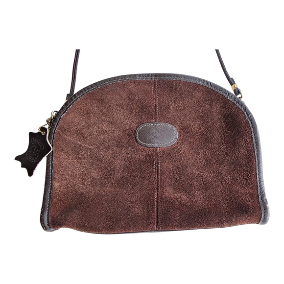 Etra Handbags - Vintage ETRA Brown Suede & Leather Women's Bag